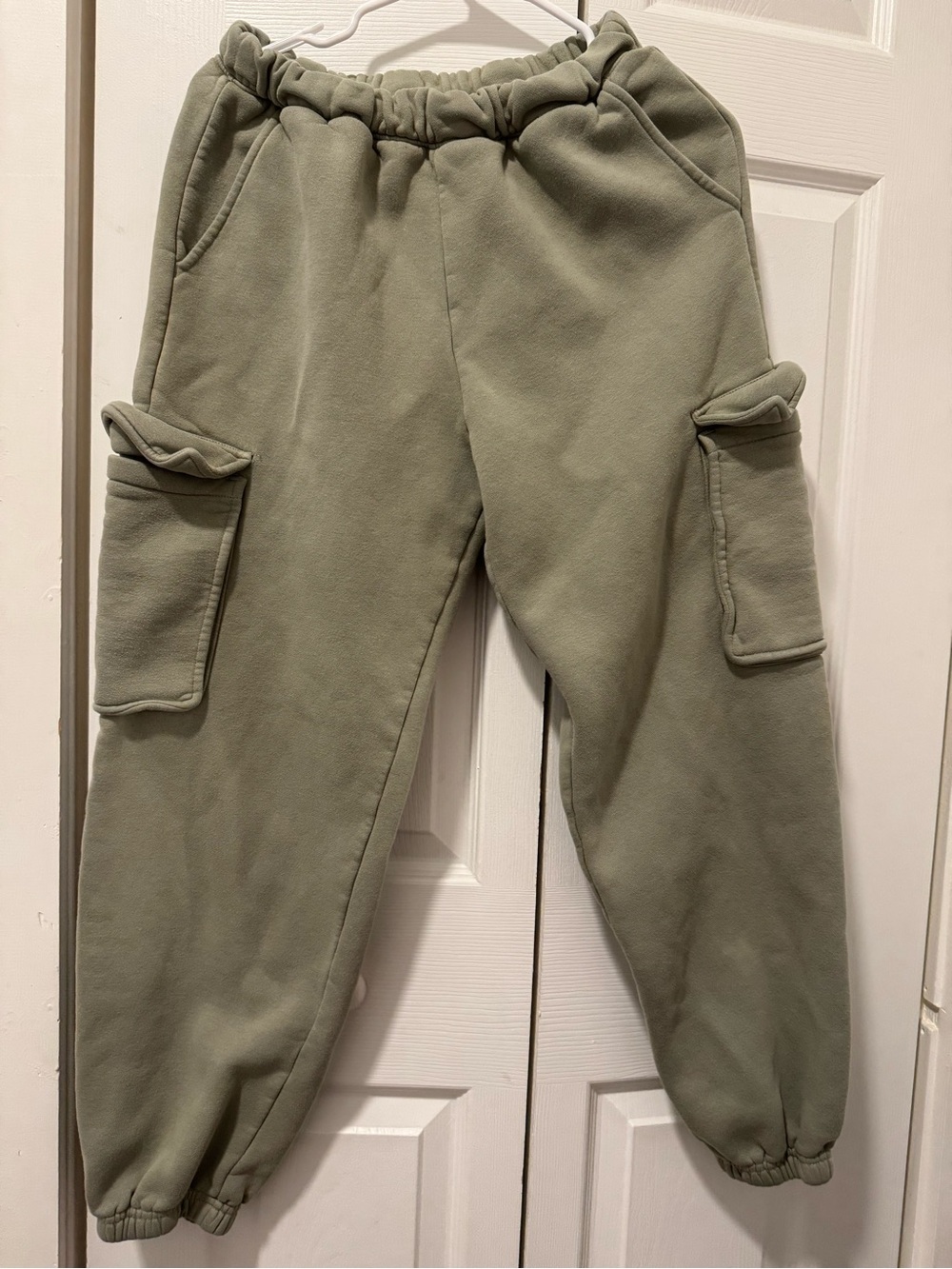 Abercrombie sage Green Cargo Sweatpants - Casual Comfort